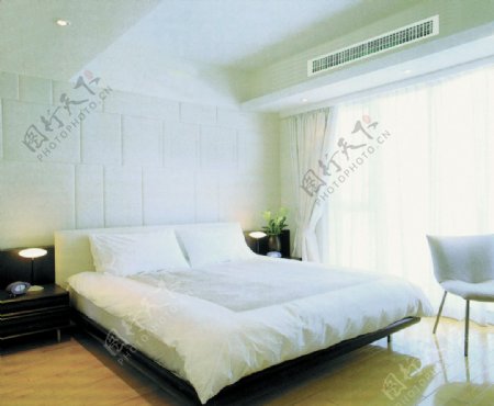卧室内嵌家庭中央空调图片