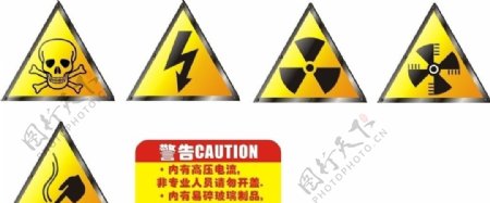 有电危险有毒高温辐射通风图片