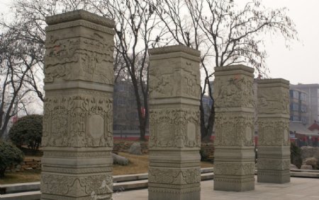 文化柱景观柱浮雕柱图片