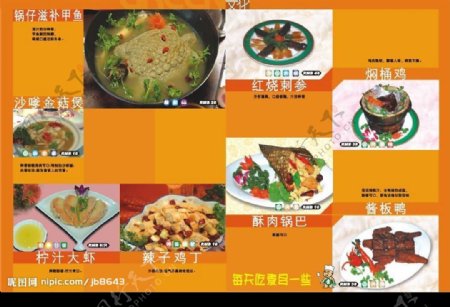 素食菜谱设计八图片