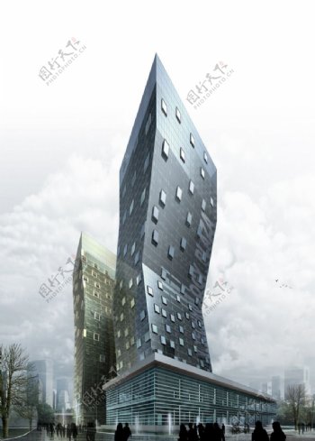 金融大厦建筑景观图片