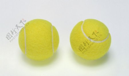 黄色网球图片