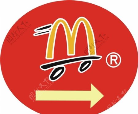 麦当劳标识牌图片