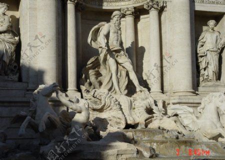 欧洲古典建筑雕塑风景图片