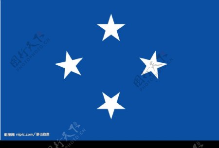 密克罗尼西亚国旗图片