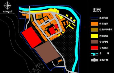 小区规划双芫圩镇现状分析图图片