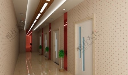 走廊模型图片