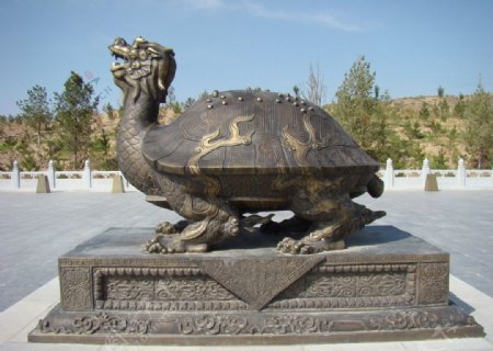 神龟雕塑图片