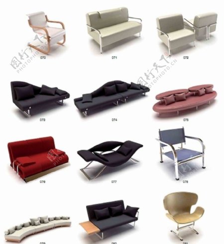 116个时尚沙发椅子图片