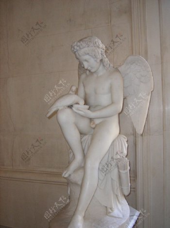 天使雕像图片