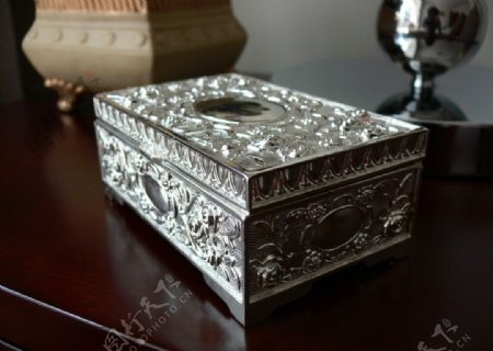 银饰品盒图片
