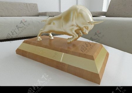 金牛3D模型图片