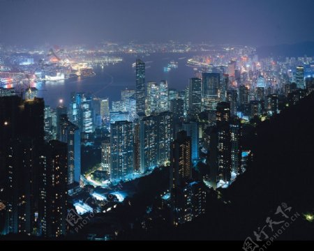 亚洲风光城市夜景图片