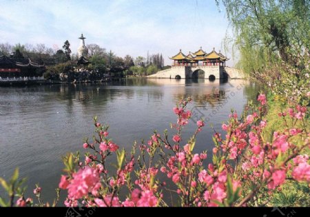 扬州风景五亭桥图片
