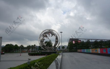 深圳北站广场图片