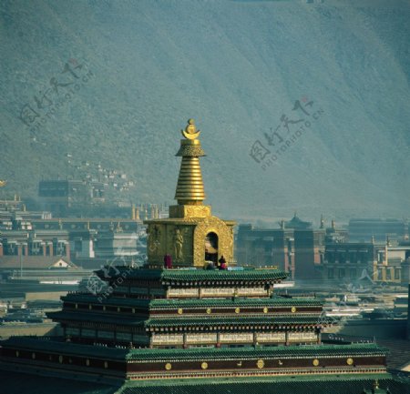 西藏金塔图片