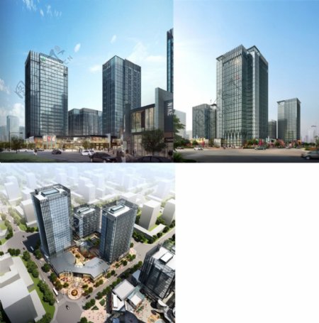 商业大楼建筑模型图片