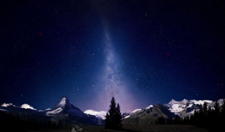 夜空美景图片