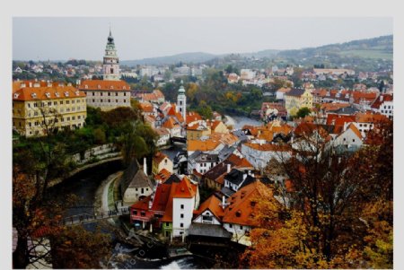 捷克世界文化遗产克鲁姆罗夫小镇图片