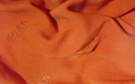 橙黄色的布帘橙红色的桌布明暗清晰的彩布图片