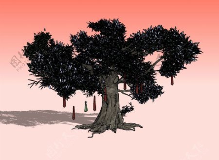 神树3D模型图片