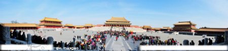 北京故宫太和殿全景图片