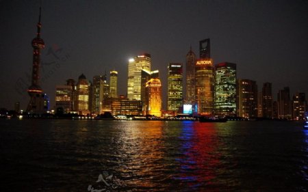 黄浦江之夜图片