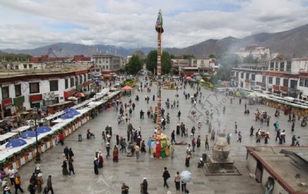 西藏市井图片