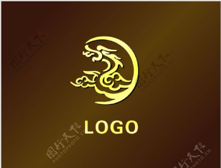 LOGO设计标志龙矢量龙龙标志图片
