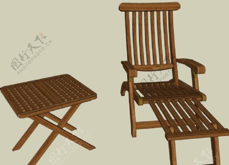 SketchUp座椅图片
