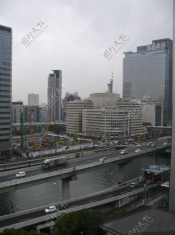 日本大阪街景图片