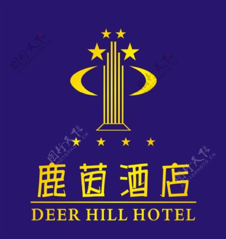 鹿茵酒店标志图片