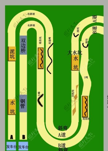 越野挑战赛车道图片