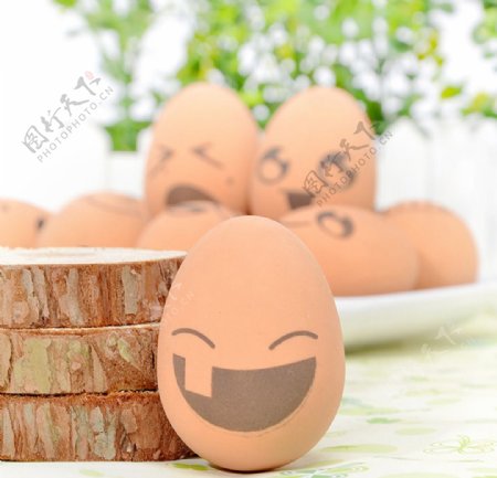 可爱弹力橡胶鸡蛋玩具图片