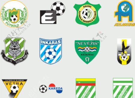 全球2487个足球俱乐部球队标志立陶宛图片