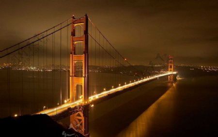 夜桥图片
