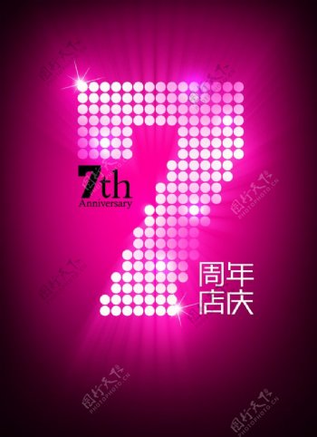 7周年店庆图片