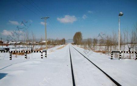东北雪景图片
