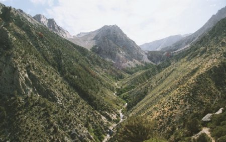 峡谷山脉图片