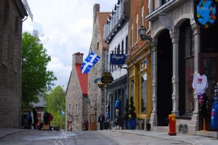 魁北克街景图片