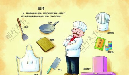 厨师海报图片