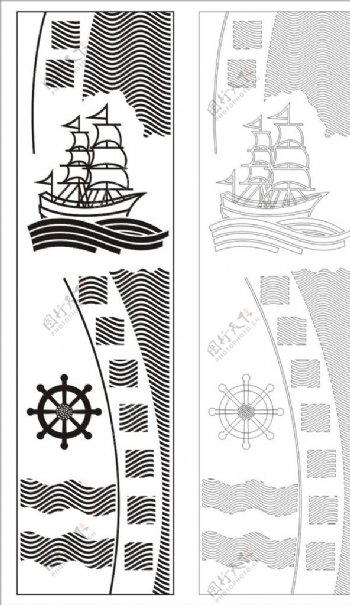 古典帆船图片