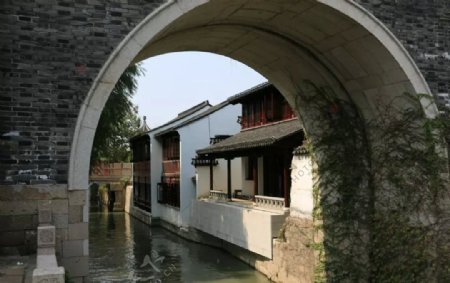 苏州拱桥古镇图片
