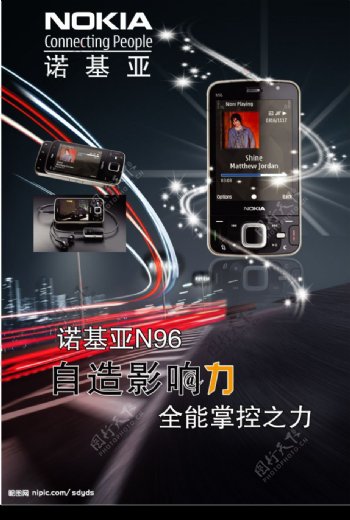诺基亚N96海报图片