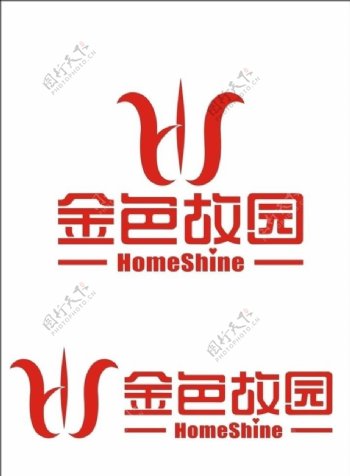 金色故园新的LOGO标准版图片