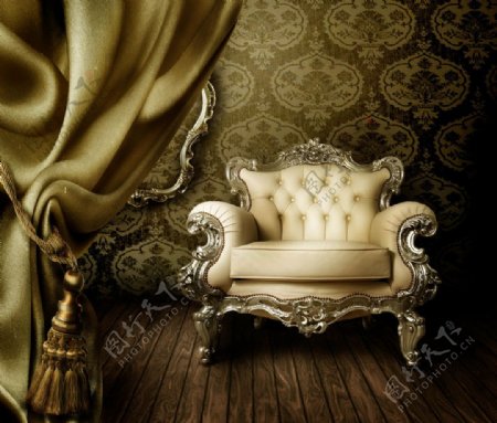 豪华欧式椅子图片