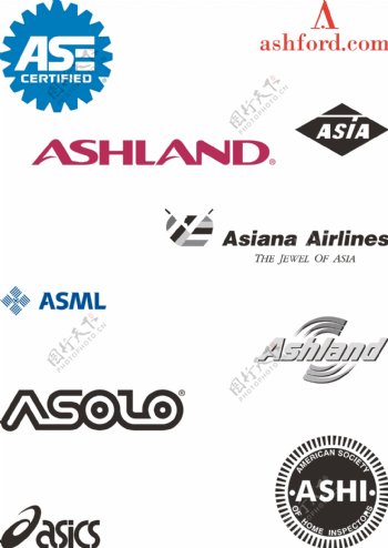 asiash开头logo标志图片