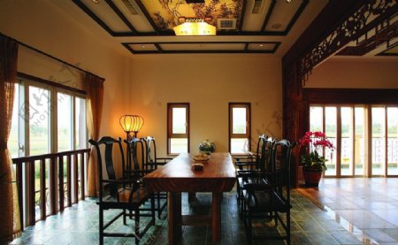 中式风格会客厅图片