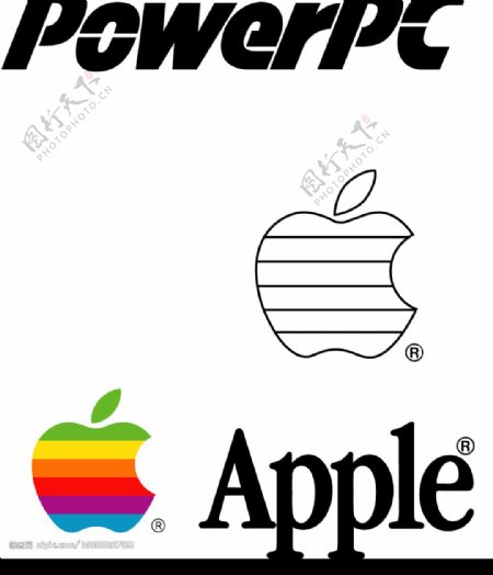 Apple苹果电脑矢量图标图片
