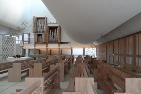 丹麦现代主义教堂图片